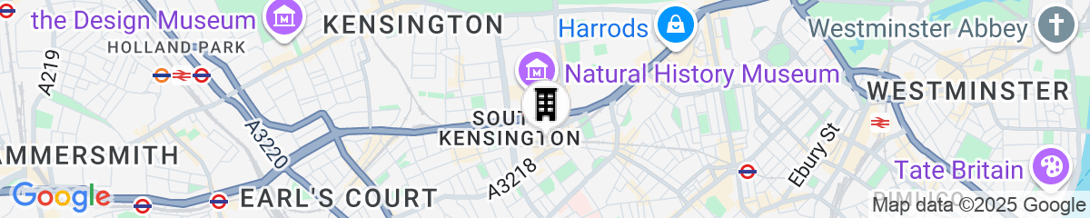 Map for The Ampersand Hotel - Small Luxury Hotels of the World