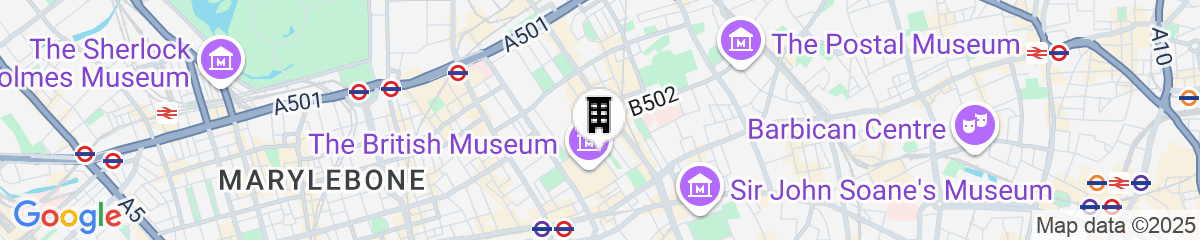 Map for The Montague On The Gardens