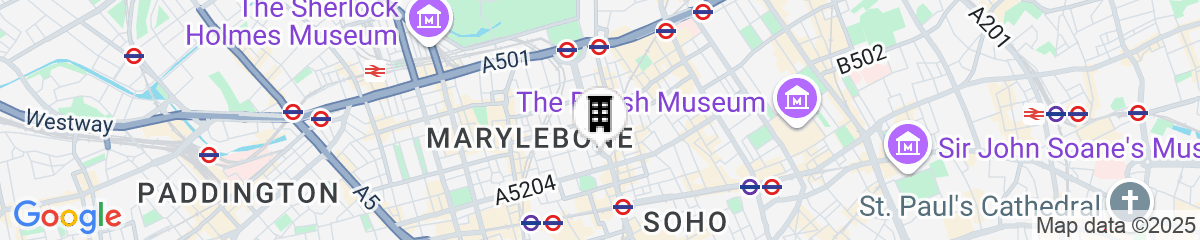 Map for The Langham, London