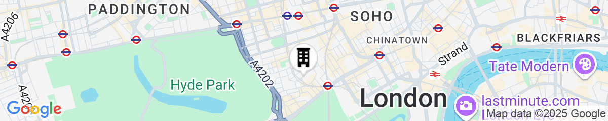 Map for The Chesterfield Mayfair