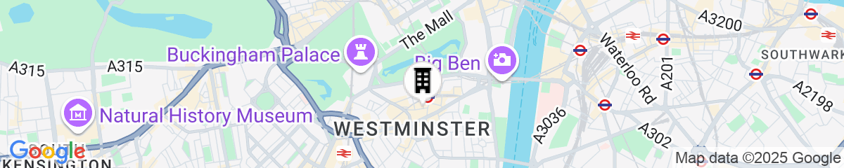 Map for St. Ermins Hotel, Autograph Collection