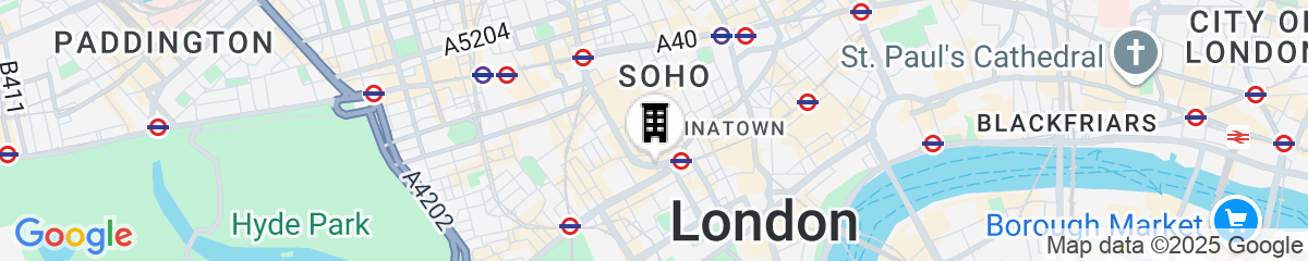 Map for Hotel Cafe Royal, London