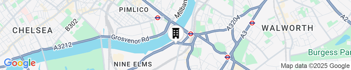 Map for Park Hyatt London River Thames