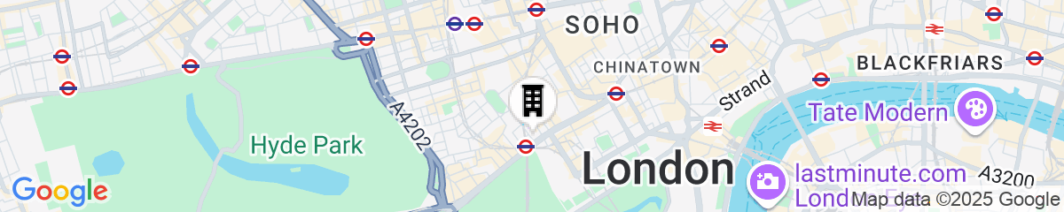 Map for 1 Hotel Mayfair