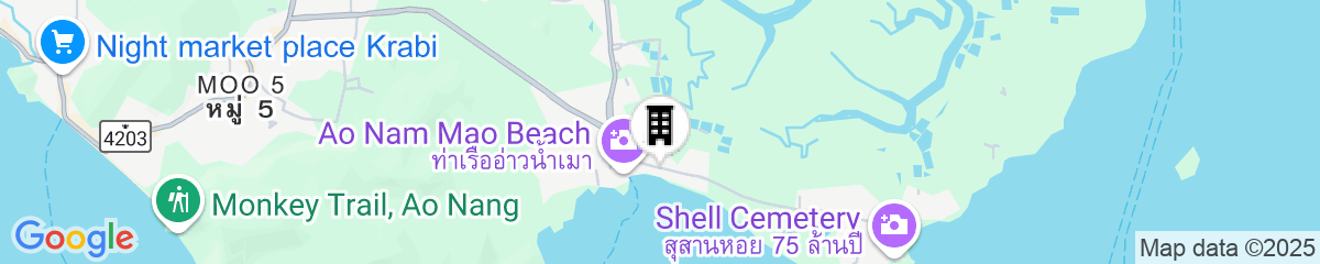 Map for Blue Orchid Beach Krabi