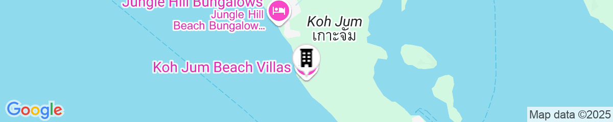 Map for Koh Jum Beach Villas “A member of Secret Retreats”
