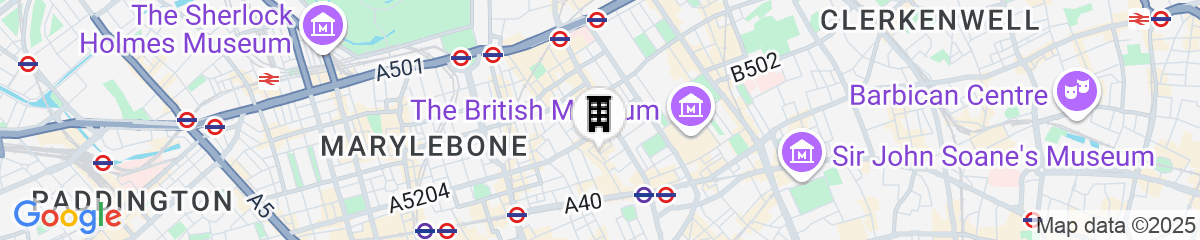 Map for Charlotte Street Hotel, Firmdale Hotels