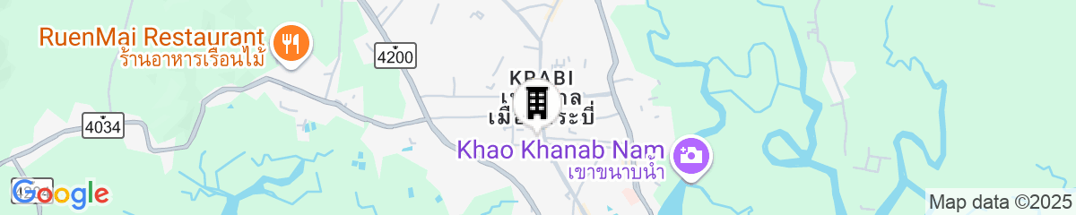 Map for Blu Monkey Hub & Hotel Krabi Town