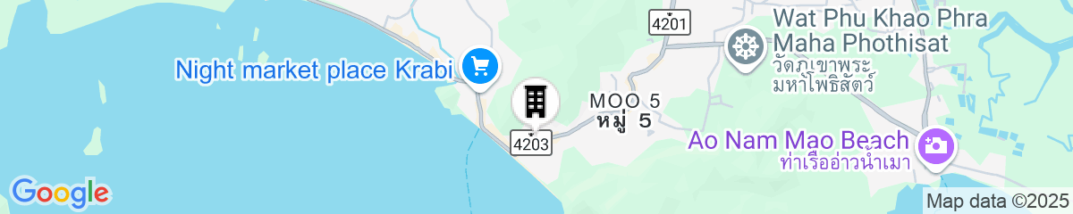 Map for Whalecome Aonang Resort