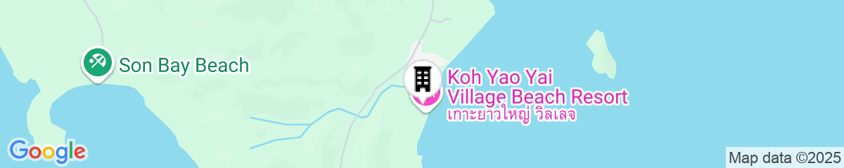 Map for Koh Yao Yai Village
