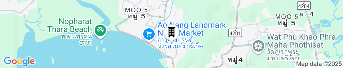 Map for Deevana Krabi Resort