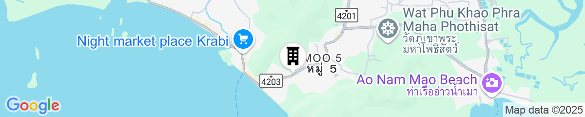 Map for Sugar Marina Hotel - Cliffhanger - Aonang