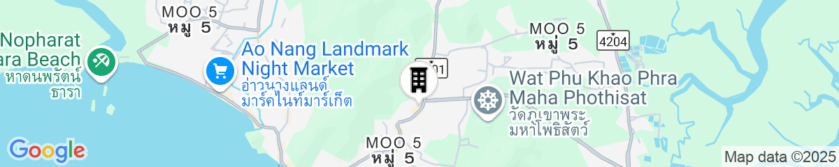 Map for Aonang Fiore Resort