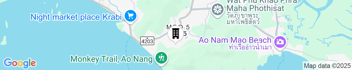 Map for Frank Ao Nang Krabi Resort