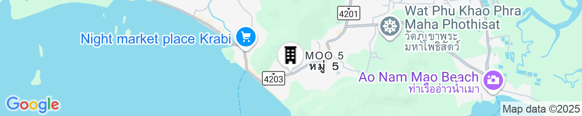 Map for BlueSotel Krabi Ao Nang Beach