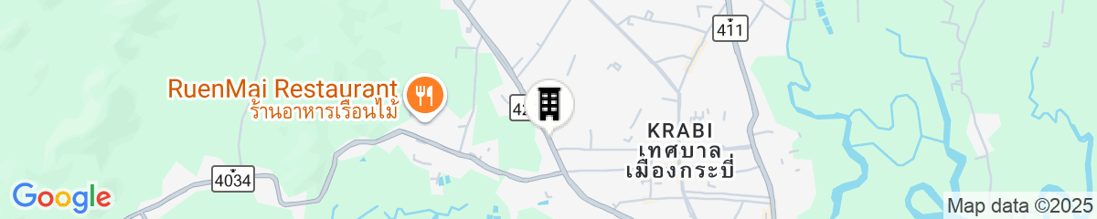 Map for The Fong Krabi Resort