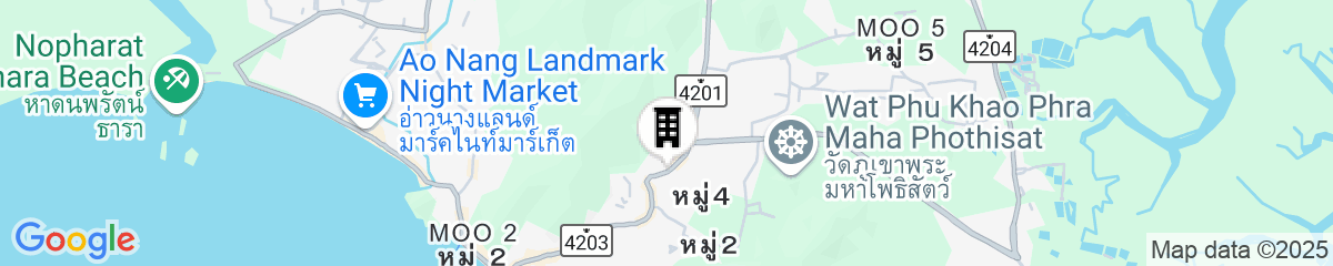Map for The Moon Night Ao nang Hotel