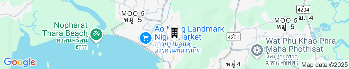 Map for Hula Hula Resort Ao Nang