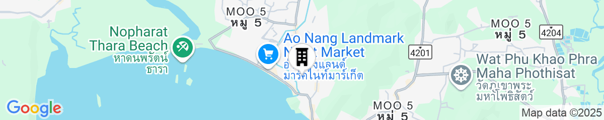 Map for Aonang Viva Resort