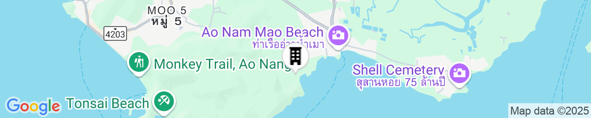 Map for Arawan Beach Resort Krabi