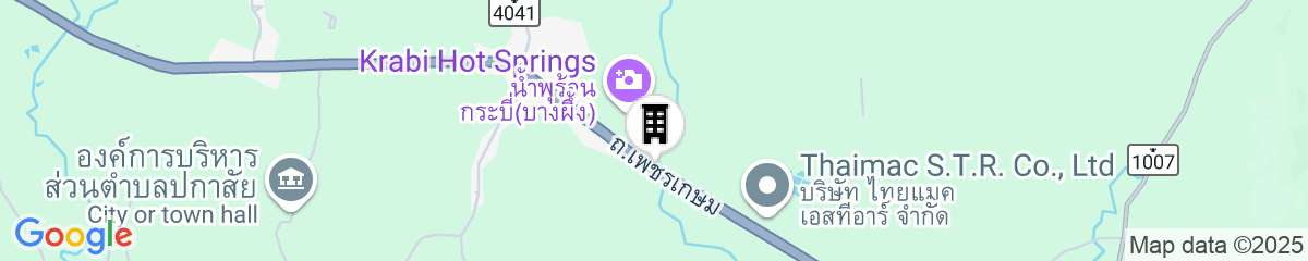 Map for Nattha Waree Hot Spring Resort and Spa