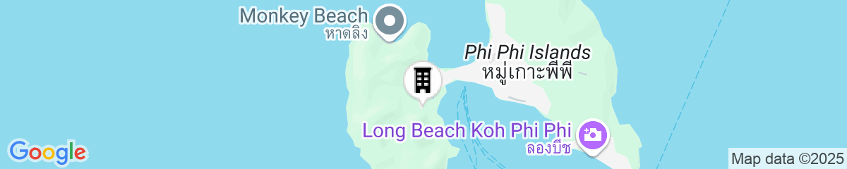 Map for Phi Phi Cliff Beach Resort