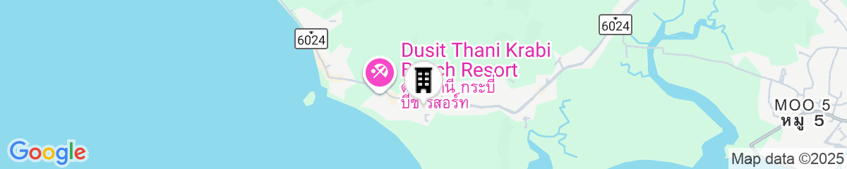 Map for The Beach at Klong Muang