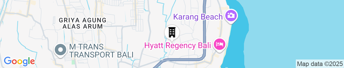 Map for Dirga's House Sanur View by EPS