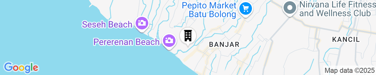 Map for Anaya Hotel Canggu