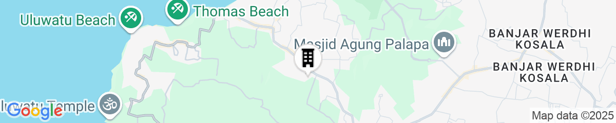 Map for Mahameru Uluwatu
