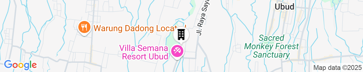 Map for Tattva Ubud Retreat & Wellness 