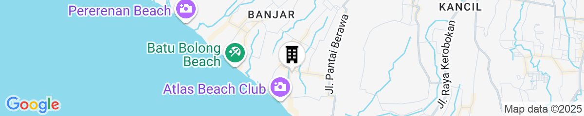 Map for TUI BLUE Berawa Hotel and Villas