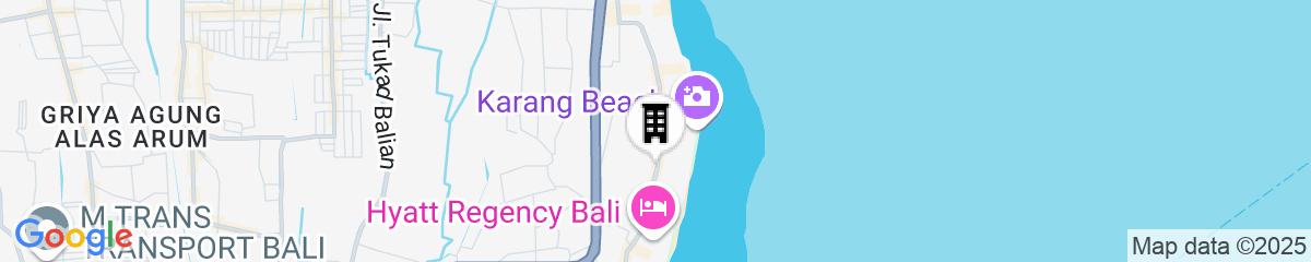 Map for Akaya Bali