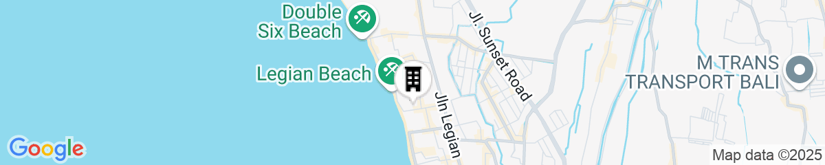 Map for Padma Resort Legian