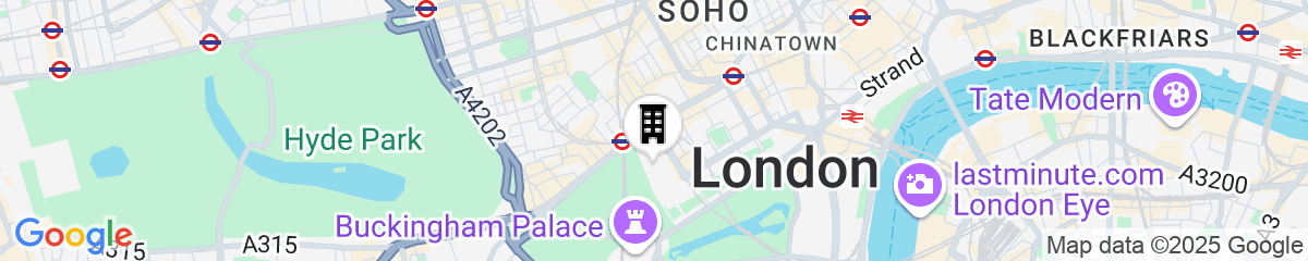 Map for The Stafford London