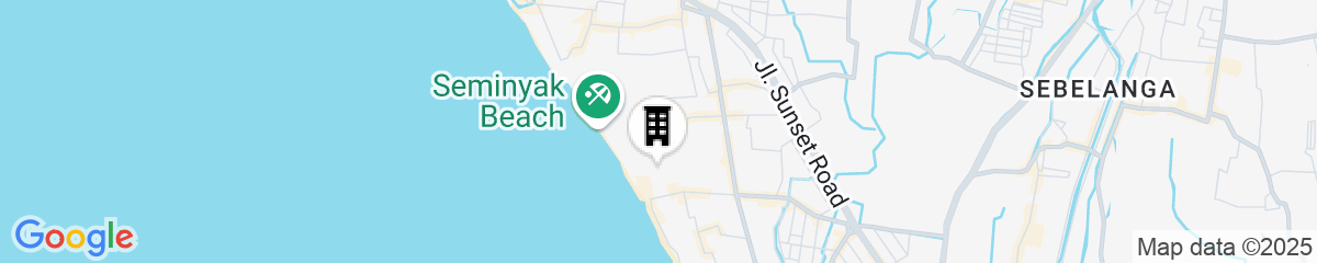 Map for Hotel Indigo Bali Seminyak Beach by IHG