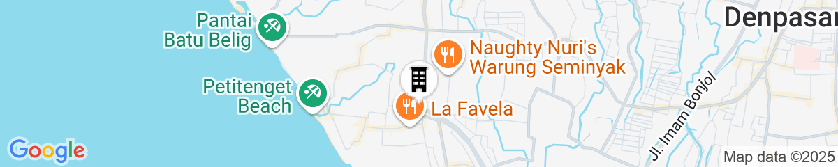 Map for voco Bali Seminyak by IHG