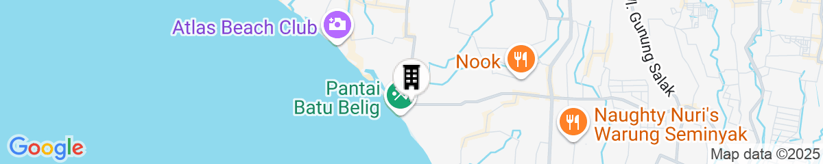 Map for Aloft Bali Seminyak