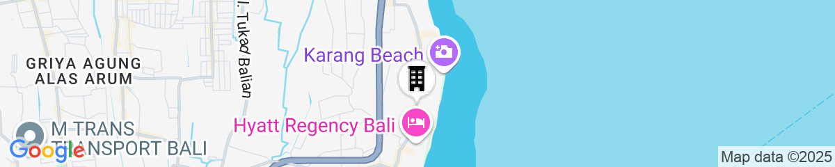 Map for ANDAZ BALI, BY HYATT