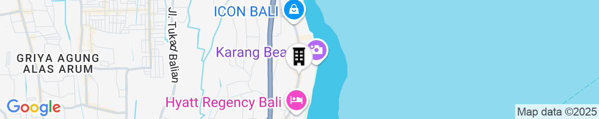 Map for Maison Aurelia Sanur, Bali - by Préférence