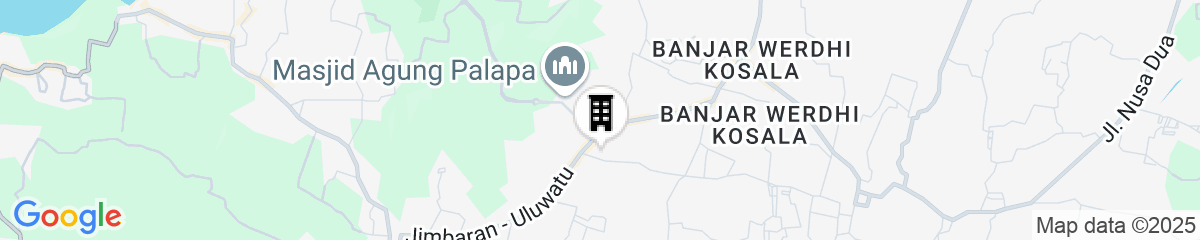 Map for Khaiyyara Jimbaran Bali