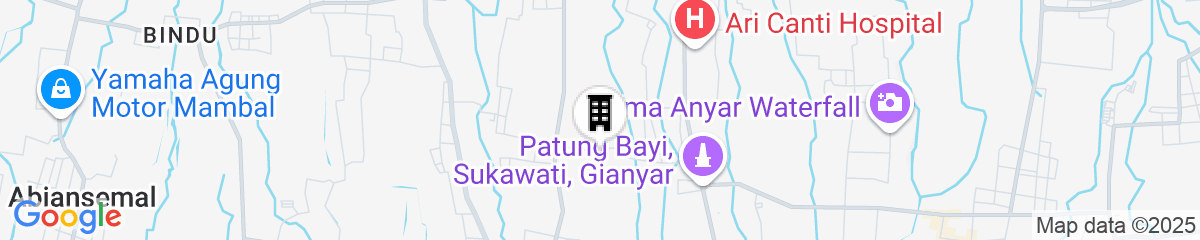 Map for Ubud Nyuh Bali Resort & Spa