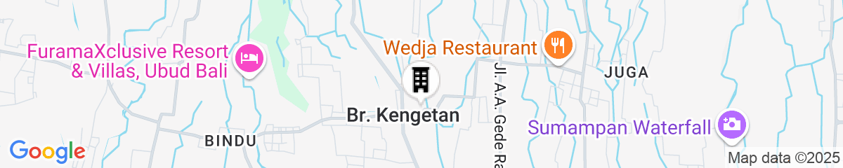 Map for The Westin Resort & Spa Ubud, Bali