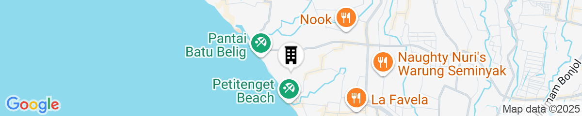 Map for W Bali - Seminyak