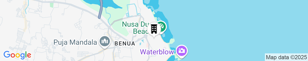 Map for The Laguna, a Luxury Collection Resort & Spa, Nusa Dua, Bali