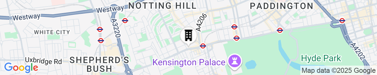 Map for Ruby Zoe Hotel London