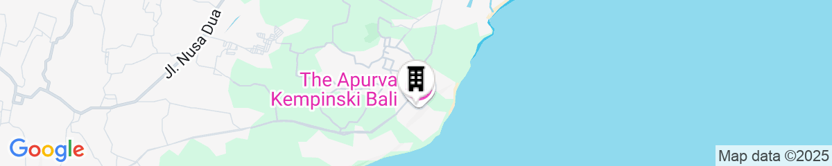 Map for The Apurva Kempinski Bali