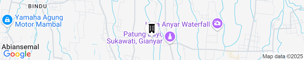 Map for The Garcia Ubud Hotel & Resort