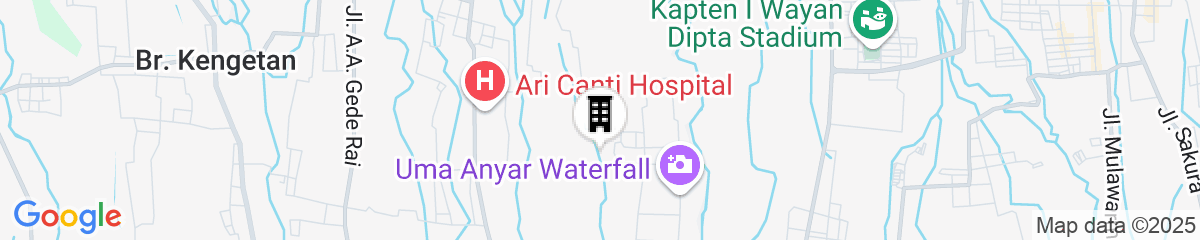 Map for Hot Stone Club Ubud