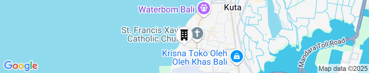 Map for Holiday Inn Express Baruna Bali by IHG